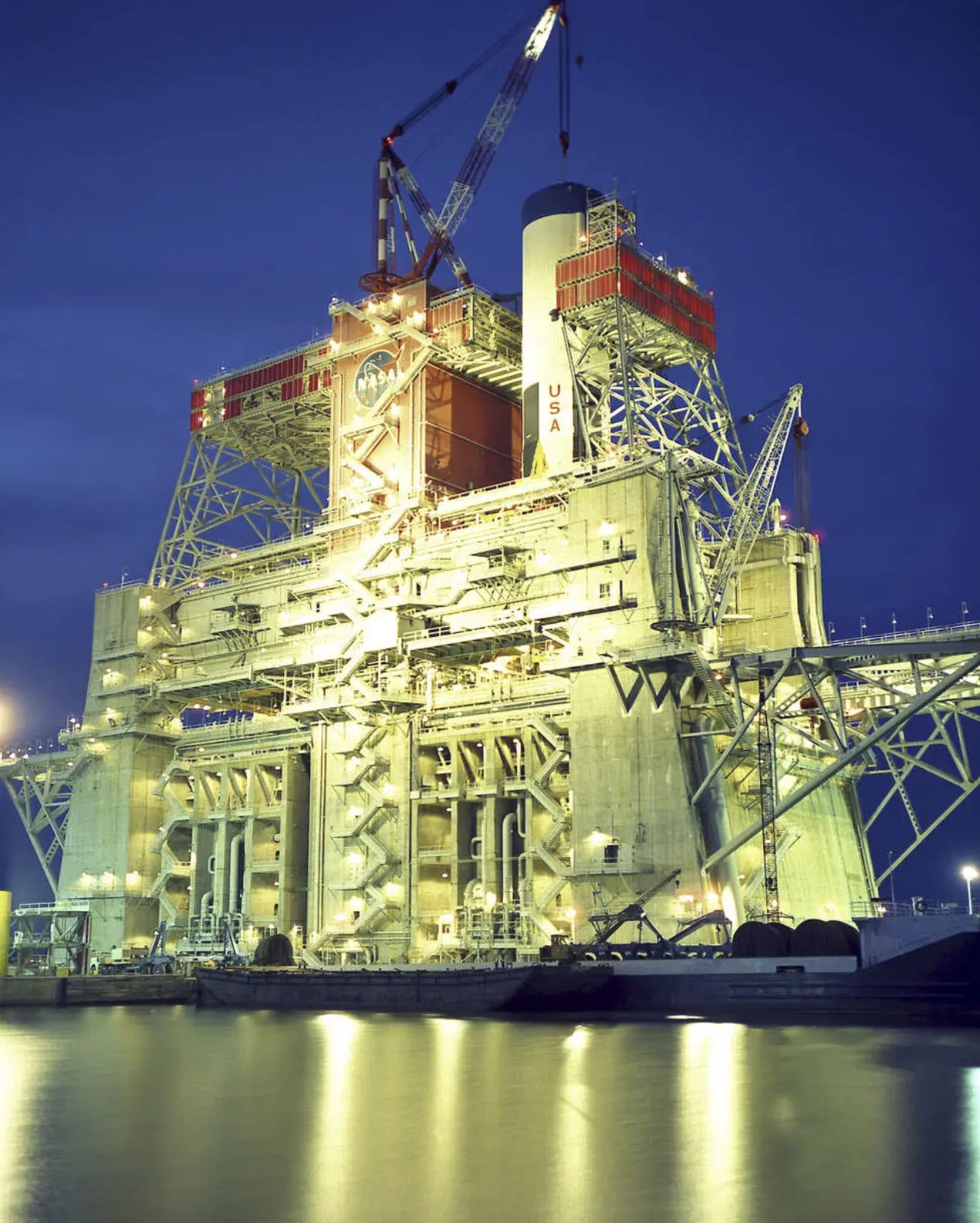 The completed Stennis Space Center 